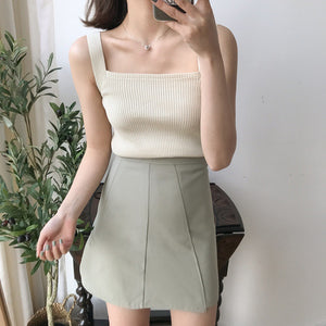 Casual Slim Fit and Thin Elastic Inner Sling Shirt