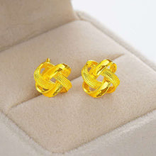 Load image into Gallery viewer, Classic Sand Gold Earrings
