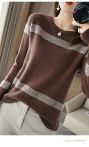 New Cashmere Round Neck Fashion Wool Sweater