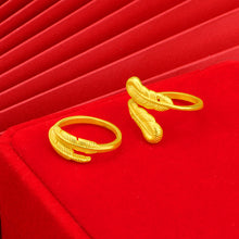 Load image into Gallery viewer, Gold Feather Jewelry Set

