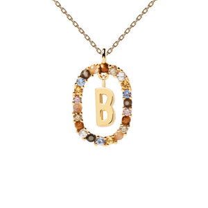 PDPAOLA Luxury Letter Necklace with Free Ring and Earring