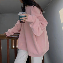 Load image into Gallery viewer, Korean Version Round Neck Loose Tide Sweater
