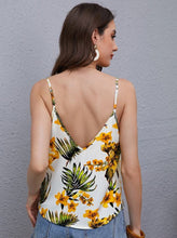 Load image into Gallery viewer, SHEIN Tropical Print Low Back Cami Top
