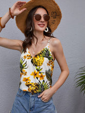 Load image into Gallery viewer, SHEIN Tropical Print Low Back Cami Top
