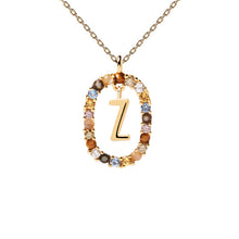 Load image into Gallery viewer, PDPAOLA Luxury Letter Necklace with Free Ring and Earring
