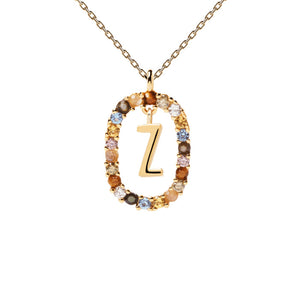 PDPAOLA Luxury Letter Necklace with Free Ring and Earring