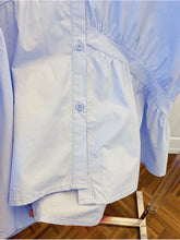 Load image into Gallery viewer, Loose Asymmetric Fold Stitching Doll Shirt
