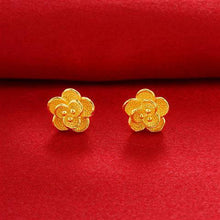 Load image into Gallery viewer, Classic Sand Gold Earrings
