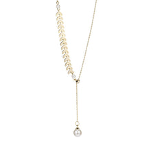 Load image into Gallery viewer, Three-piece Wheat Ear Pearl Necklace Jewelry Set
