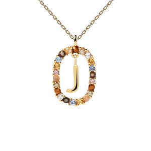 PDPAOLA Luxury Letter Necklace with Free Ring and Earring