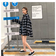 Load image into Gallery viewer, New Trend Hong Kong Style Plaid Outer Wear Shirt
