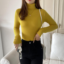 Load image into Gallery viewer, Autumn and Winter New Pure Color Basic Wild Sweater
