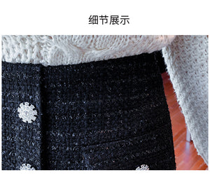 High-waist A-line Female Short Skirt