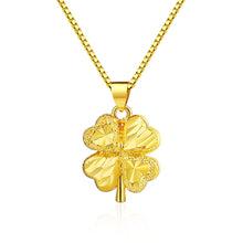 Load image into Gallery viewer, Gold Plated Four-leaf Clover Jewelry Set
