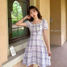 Load image into Gallery viewer, Flavor Plaid Sweet Super Fairy Forest Dress
