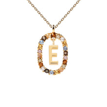Load image into Gallery viewer, PDPAOLA Luxury Letter Necklace with Free Ring and Earring
