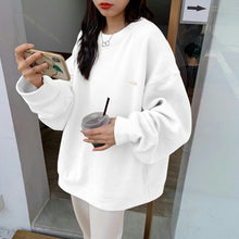 Load image into Gallery viewer, Korean Version Round Neck Loose Tide Sweater
