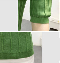 Load image into Gallery viewer, New Slim Middle-sleeved V-neck Sweater Shirt

