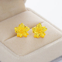 Load image into Gallery viewer, Classic Sand Gold Earrings
