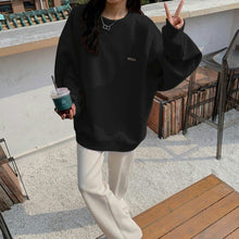 Load image into Gallery viewer, Korean Version Round Neck Loose Tide Sweater
