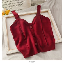 Load image into Gallery viewer, Summer Camisole Slim Knit Sweater Shirt
