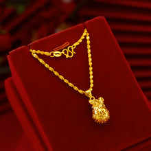 Load image into Gallery viewer, Gold Plated Lucky Money Bag Jewelry Set
