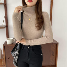 Load image into Gallery viewer, Autumn and Winter New Pure Color Basic Wild Sweater
