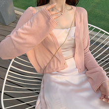 Load image into Gallery viewer, Summer Seaside Thin Sunscreen Silk Cardigan
