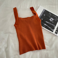 Load image into Gallery viewer, Summer Knit Suspender Vest Shirt
