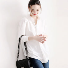 Load image into Gallery viewer, Korean Top Retro Niche White Loose Shirt

