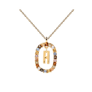 PDPAOLA Luxury Letter Necklace with Free Ring and Earring