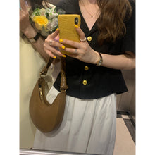 Load image into Gallery viewer, HEYGIRL Black Korean Style Short-sleeved Shirt
