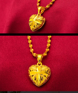 Love Flower Gold Plated Jewelry Set