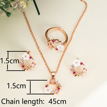 Load image into Gallery viewer, Pinduoduo Douyin Blossom Flower Butterfly Jewelry Set
