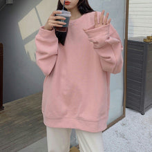 Load image into Gallery viewer, Korean Version Round Neck Loose Tide Sweater
