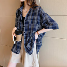 Load image into Gallery viewer, New Fashion Loose Wind Blouse Thin Shirt

