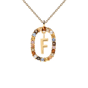 PDPAOLA Luxury Letter Necklace with Free Ring and Earring