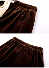 Load image into Gallery viewer, Wide-legged High-waist Drape Loose Drawstring Mopping Pants
