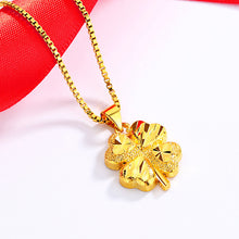 Load image into Gallery viewer, Gold Plated Four-leaf Clover Jewelry Set

