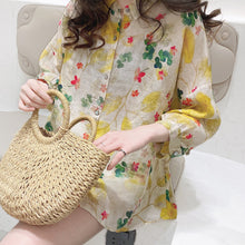 Load image into Gallery viewer, Floral Embroidery Long-sleeved Sunscreen
