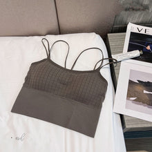 Load image into Gallery viewer, Morandi Detachable Latex Cup Sling Tube Shirt
