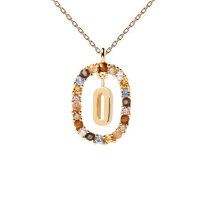 PDPAOLA Luxury Letter Necklace with Free Ring and Earring