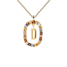 Load image into Gallery viewer, PDPAOLA Luxury Letter Necklace with Free Ring and Earring
