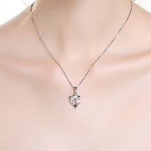 Load image into Gallery viewer, Dolphin Love Pendant 925 Silver Set
