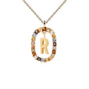 PDPAOLA Luxury Letter Necklace with Free Ring and Earring