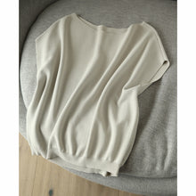 Load image into Gallery viewer, Pullover Comfortable Knit Sweater Top Shirt with Necklace
