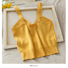 Load image into Gallery viewer, Summer Camisole Slim Knit Sweater Shirt
