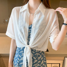 Load image into Gallery viewer, New Summer Chiffon Sun Protection Shirt
