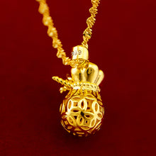 Load image into Gallery viewer, Gold Plated Lucky Money Bag Jewelry Set
