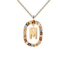 Load image into Gallery viewer, PDPAOLA Luxury Letter Necklace with Free Ring and Earring
